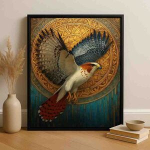 Flying bird wall art, luxury canvas painting, modern wall art for living room, large size wall painting 30x48 inch, premium wall décor painting, contemporary bird artwork, designer wall art for office, luxury home décor painting, statement canvas wall art India